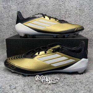 Adidas F50 Pro Messi FG Soccer Cleats Size 13 Men Black Gold JI2502